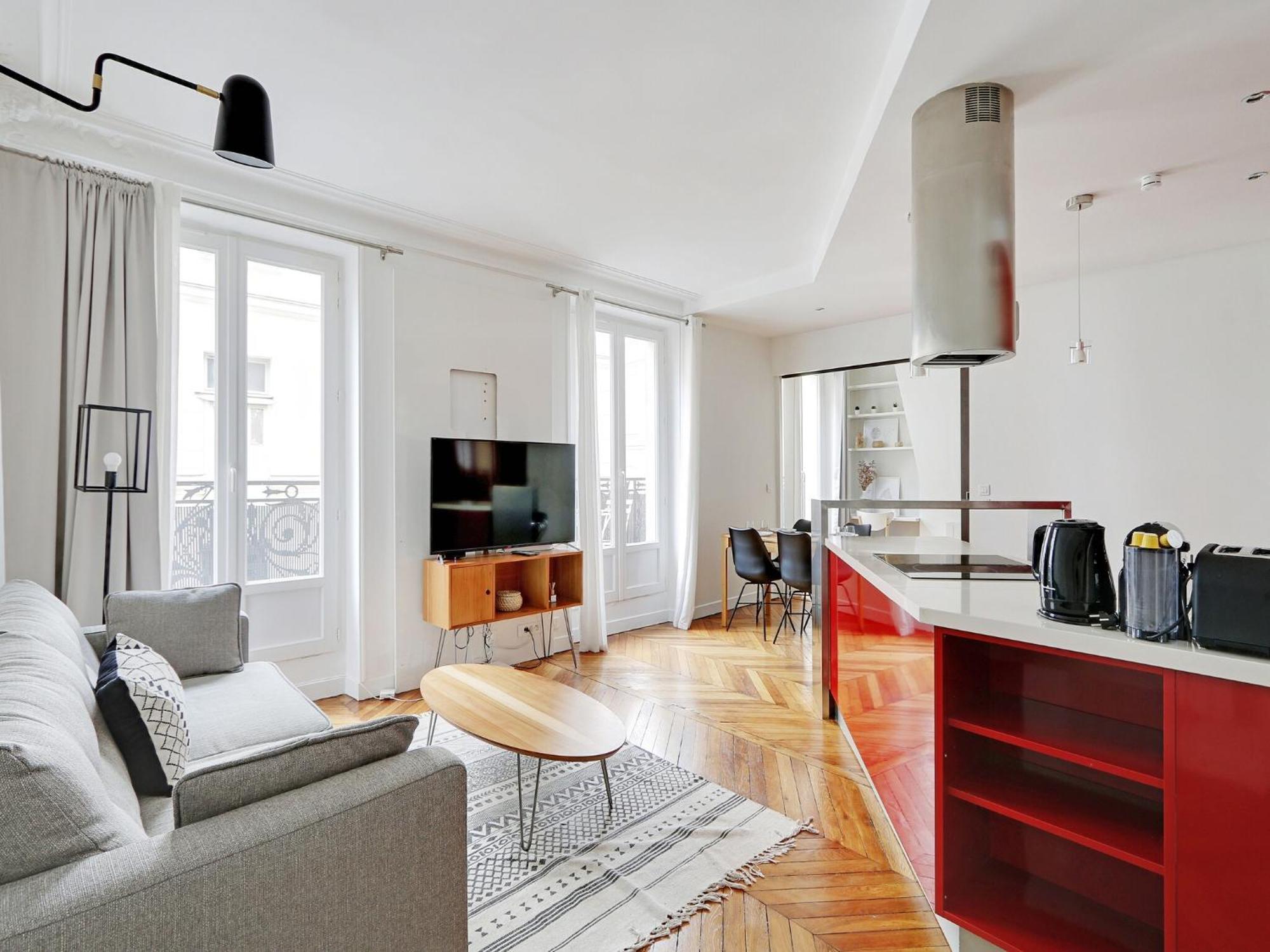 Beautiful With Balcony-sentier Bourse *